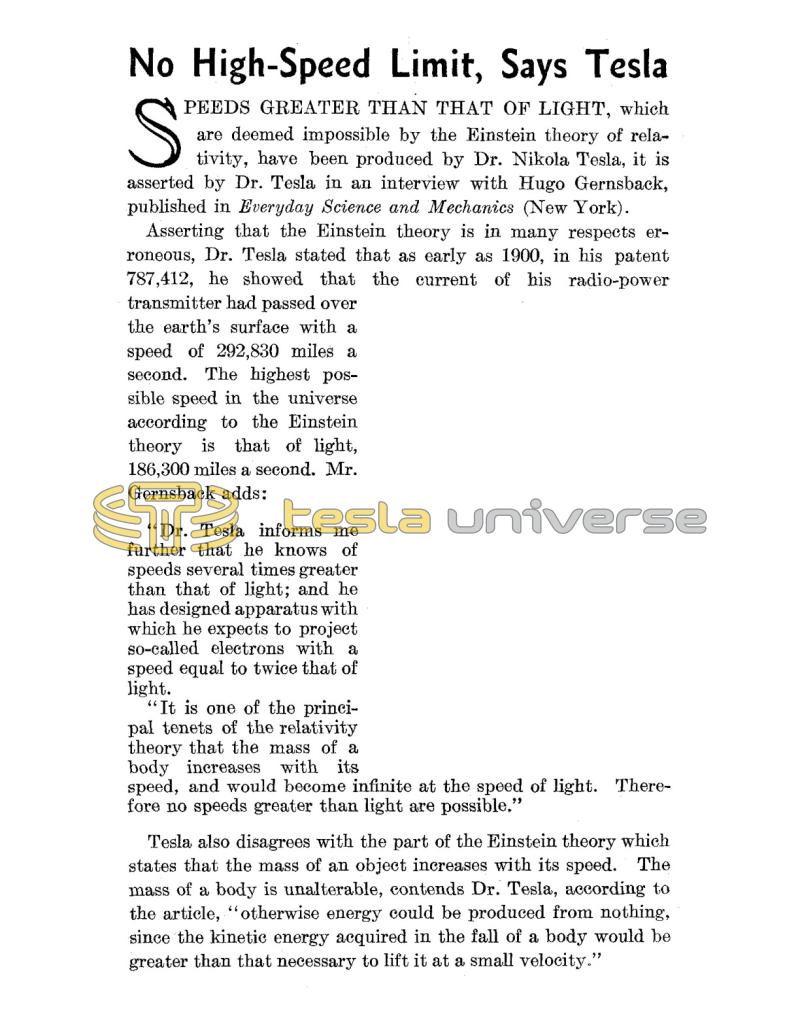 Preview of No High-Speed Limit, Says Tesla article