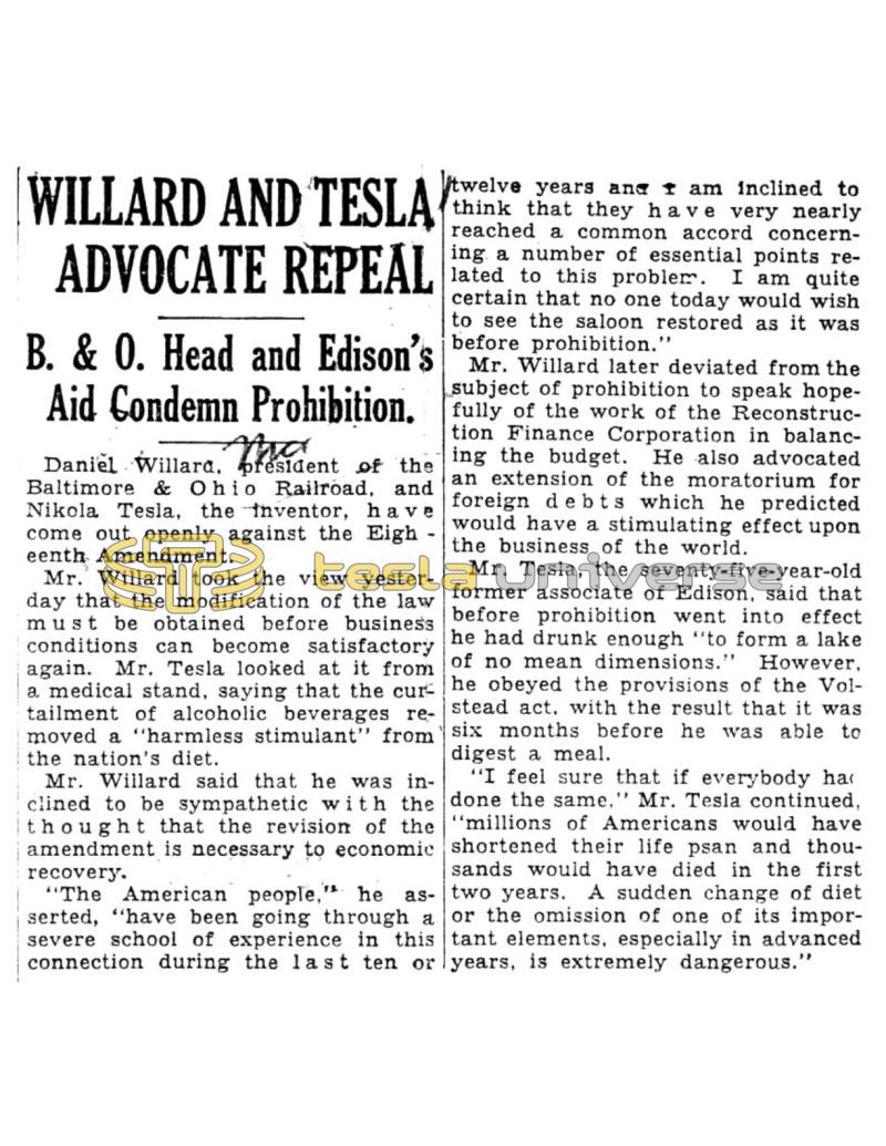 Preview of Willard and Tesla Advocate Repeal article