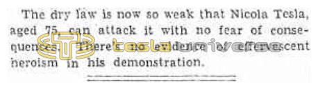 Preview of Nikola Tesla Free to Attack Dry Law article