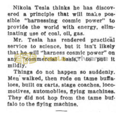 Preview of Cosmic Power (condensed reprint 2) article