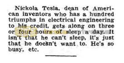 Preview of Tesla Doesn't Want to Sleep article