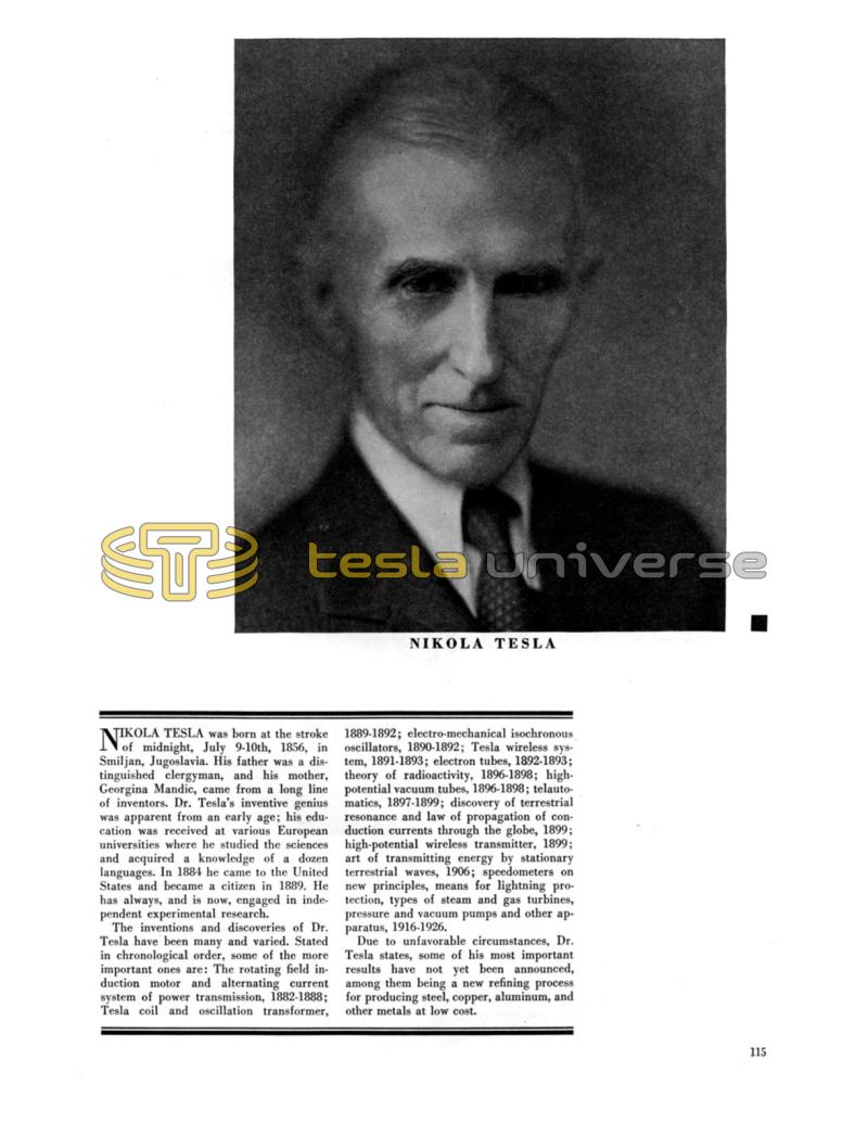 Preview of Possibilities of Electro-Static Generators article