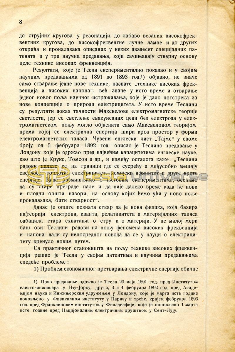 Nikola Tesla - The Founder of High-Frequency and Radio Engineering - Page 8