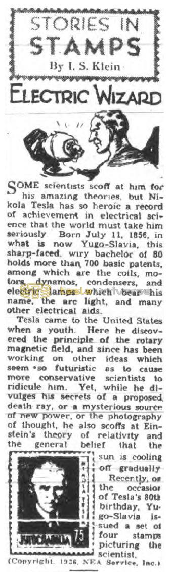 Preview of Stories in Stamps - Electric Wizard article