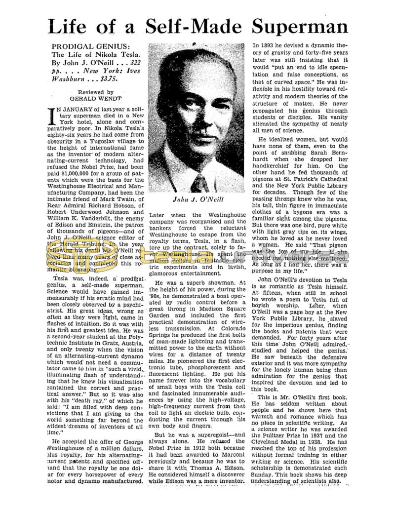 Preview of Life of a Self-Made Superman article