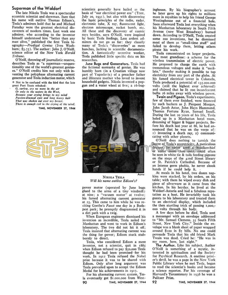 Preview of Superman of the Waldorf article