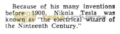 Preview of Electrical Wizard of the Nineteenth Century article