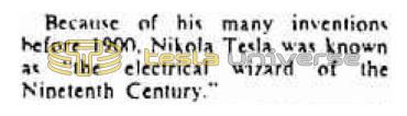 Preview of The Electrical Wizard of the Nineteenth Century (reprint 2) article