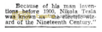 Preview of The Electrical Wizard of the Nineteenth Century (reprint 4) article