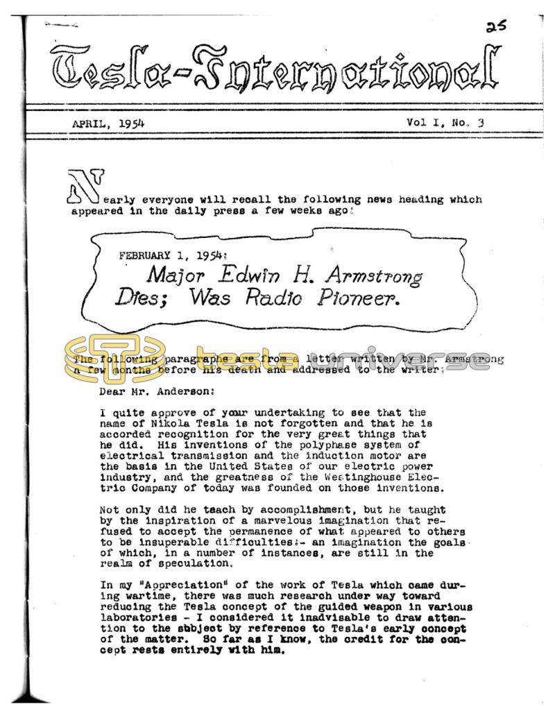 Preview of Tesla-International Vol. I, No. 3 article
