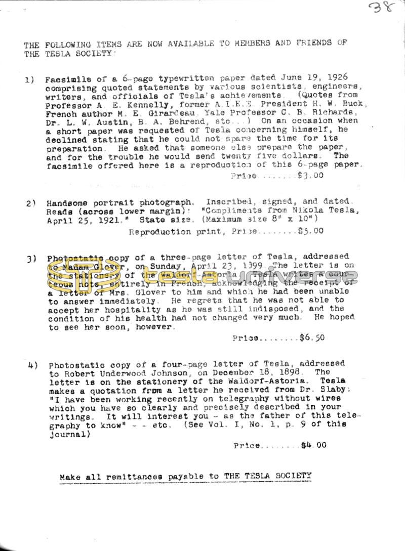 The Teslian - Vol. I, No. 4 - Page 2