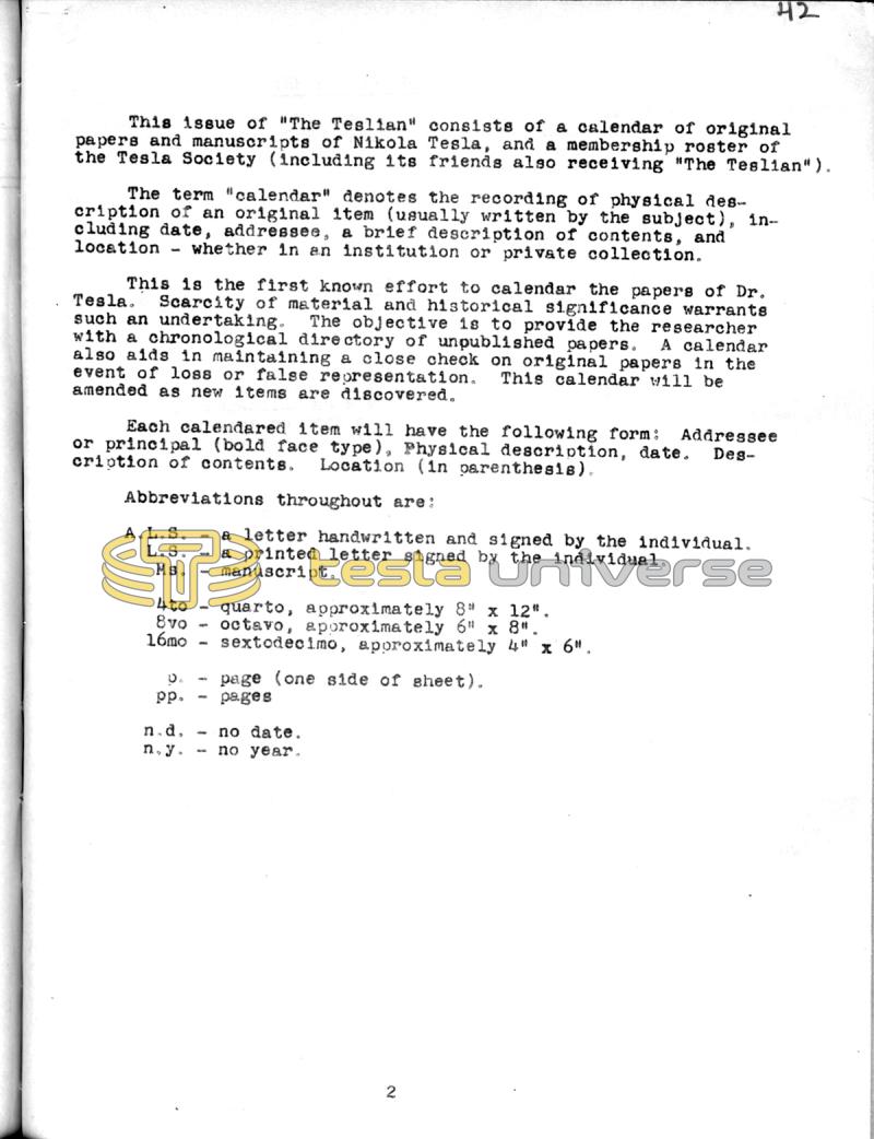 The Teslian - Vol. I, No. 5 - Page 2