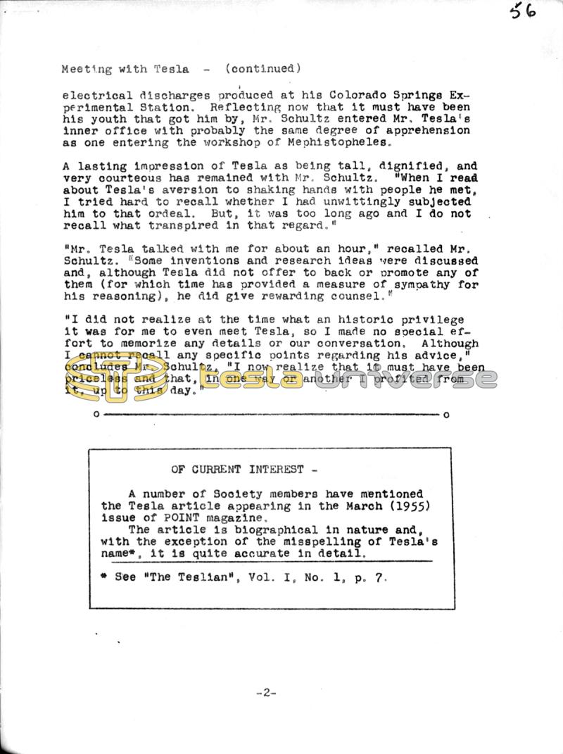The Teslian - Vol. I, No. 6 - Page 2