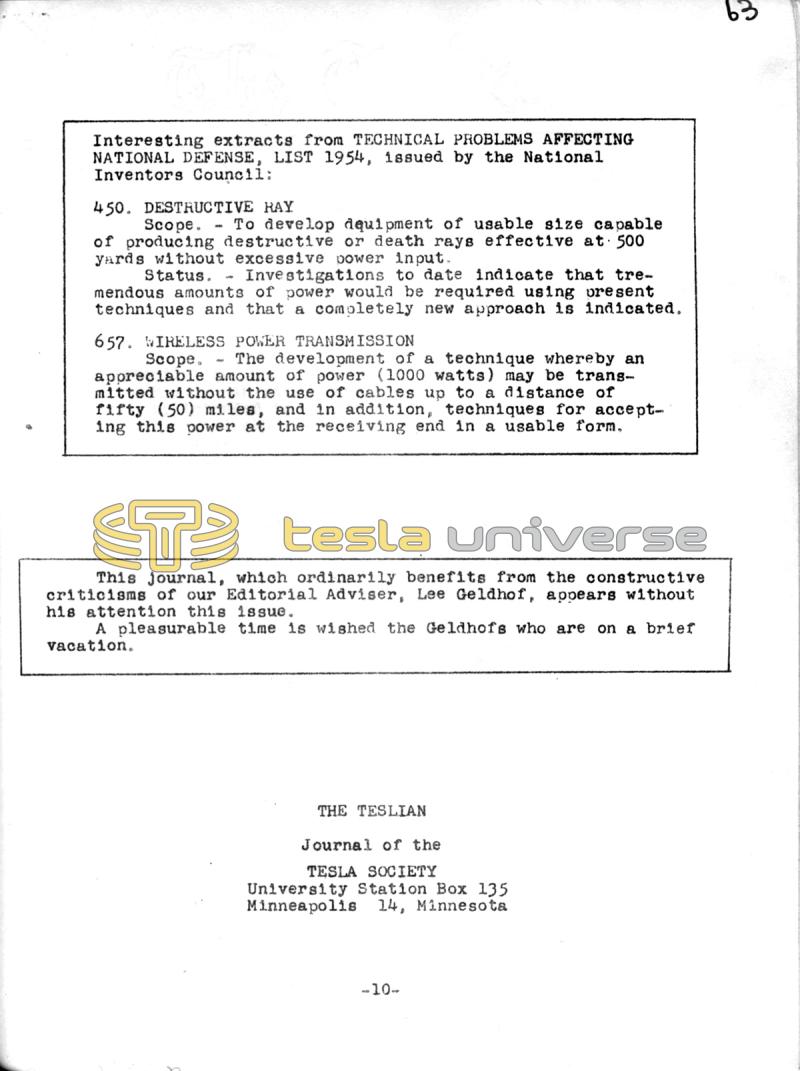 The Teslian - Vol. I, No. 6 - Page 9