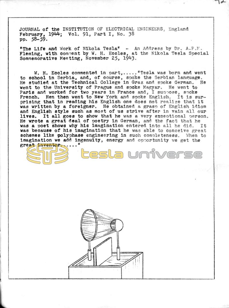The Teslian - Vol. I, No. 9 - Page 11