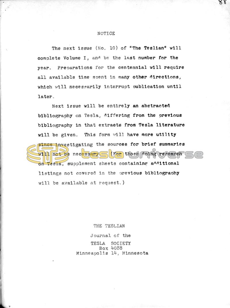 The Teslian - Vol. I, No. 9 - Page 7