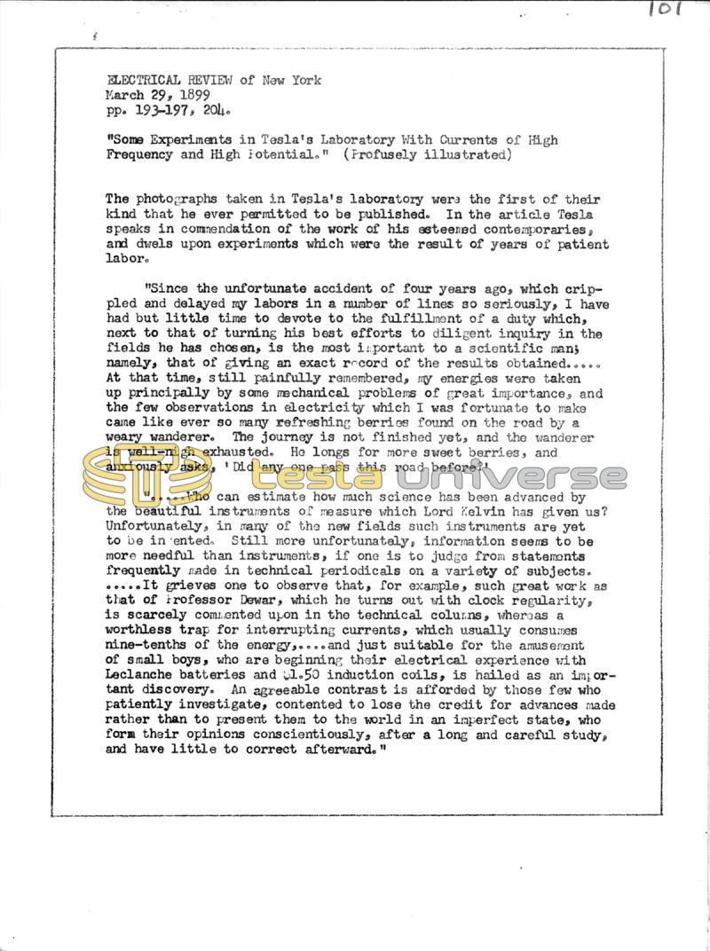 The Teslian - Vol. I, No. 9 - Page 20