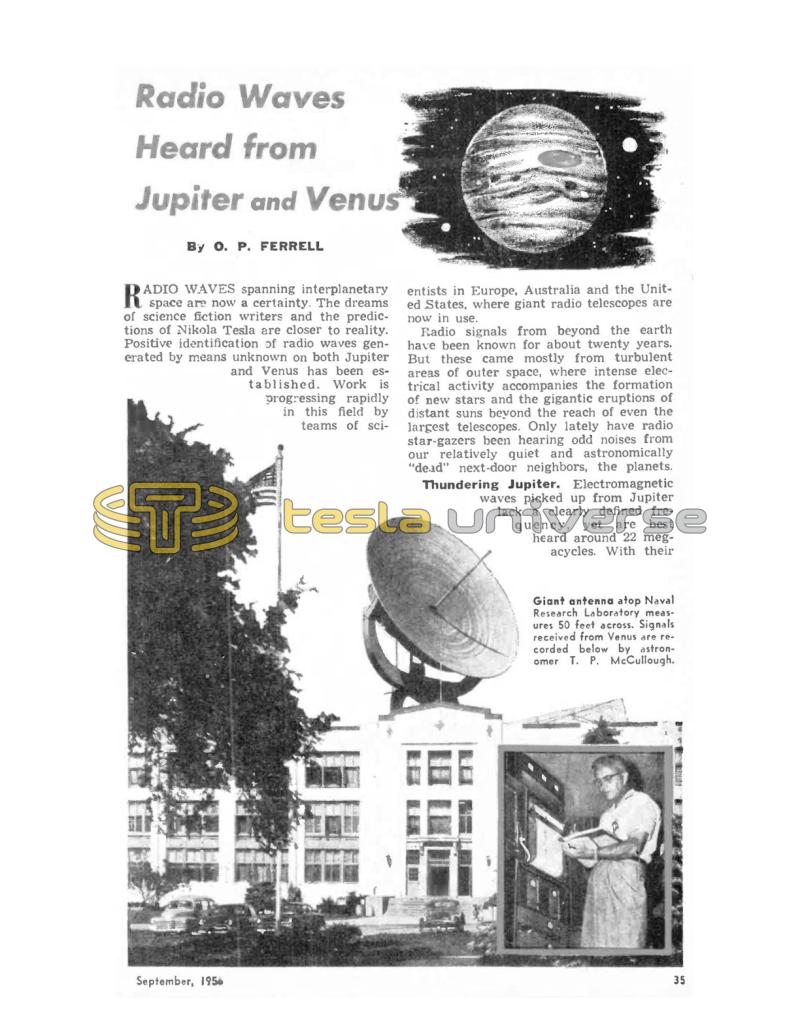 Preview of Radio Waves Heard from Jupiter and Venus article