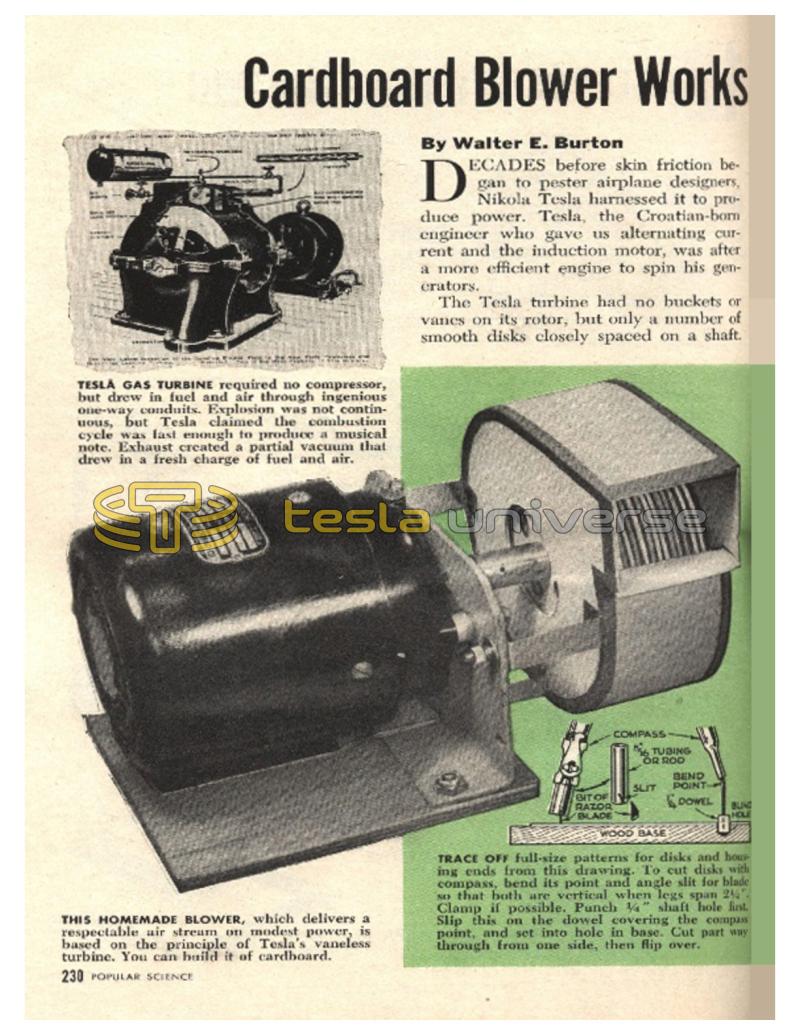 Preview of Cardboard Blower Works Like Tesla's Lost Turbine article