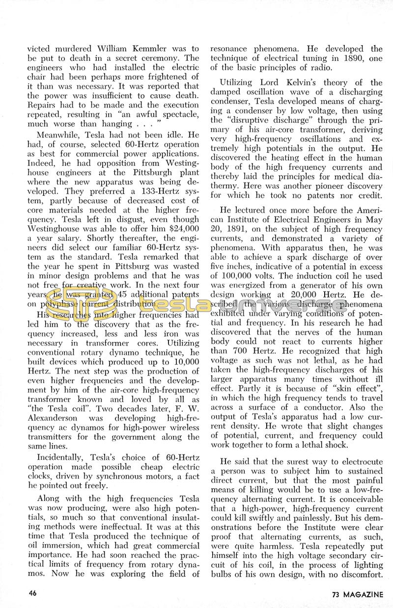 Nikola Tesla - Master of Electrical Energy - Page 8