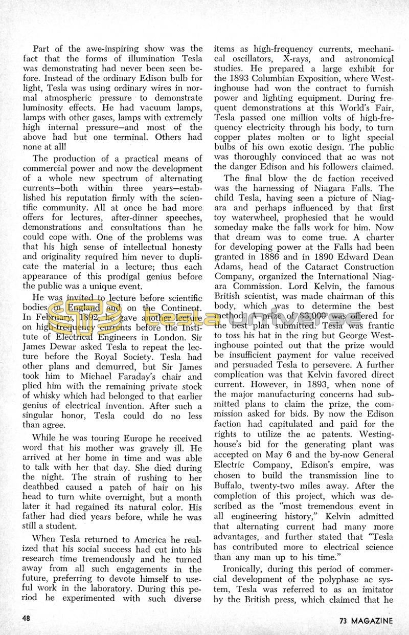 Nikola Tesla - Master of Electrical Energy - Page 9