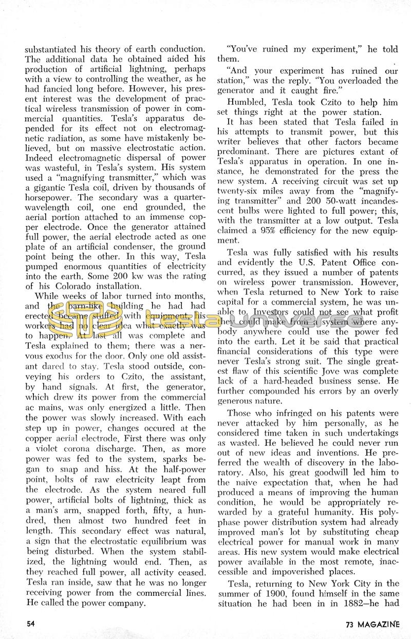 Nikola Tesla - Master of Electrical Energy - Page 13