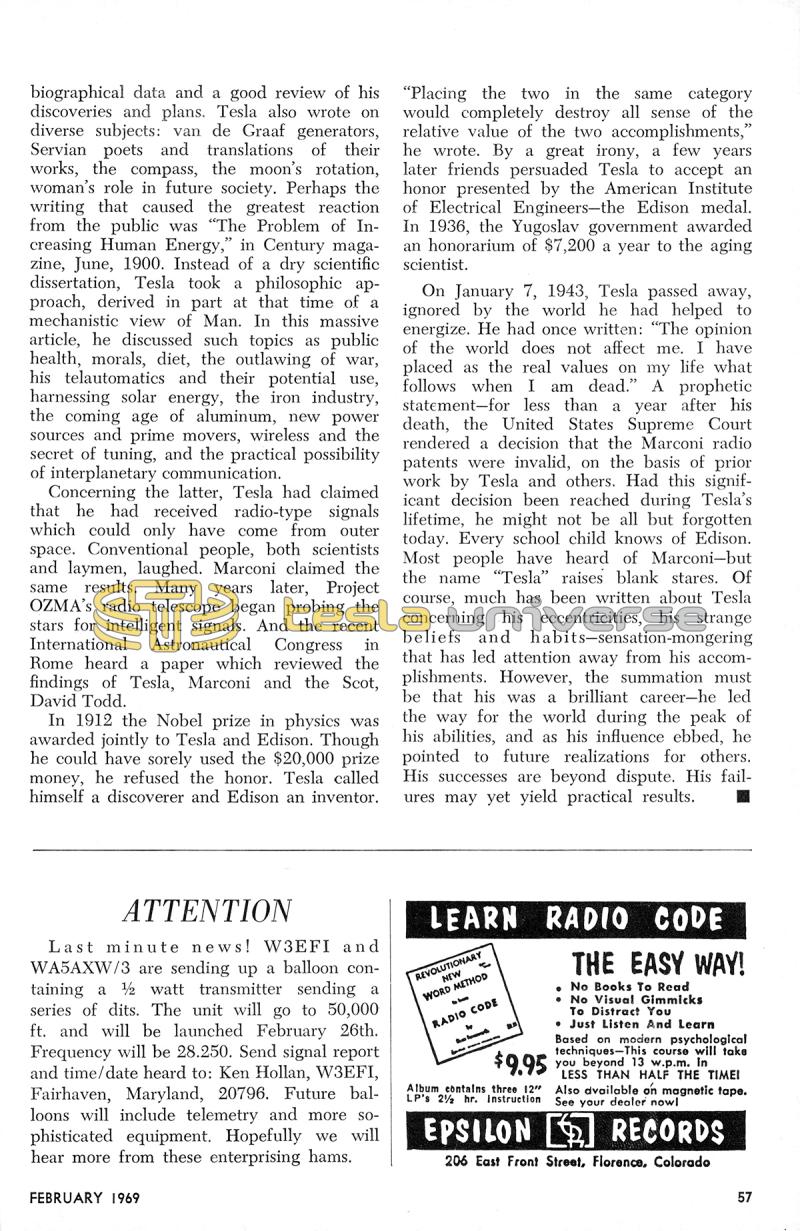 Nikola Tesla - Master of Electrical Energy - Page 16