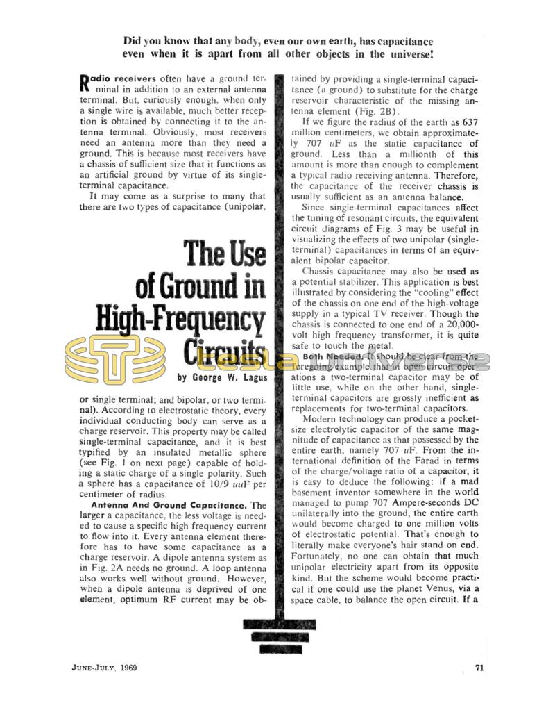 Preview of The Use of Ground in High-Frequency Circuits article
