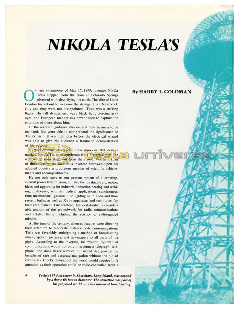 Preview of Nikola Tesla's Bold Adventure article