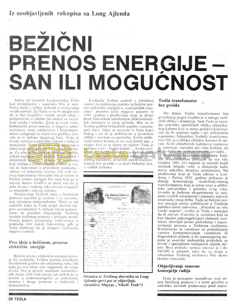 Wireless Transmission of Energy - Dream or Possibility - Page 28