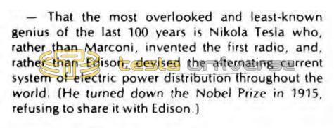 Preview of Strictly Personal - Nikola Tesla article