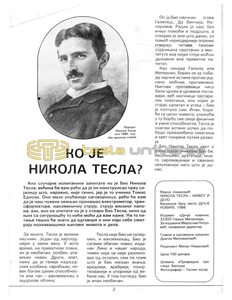 Preview of Who Is Nikola Tesla? article