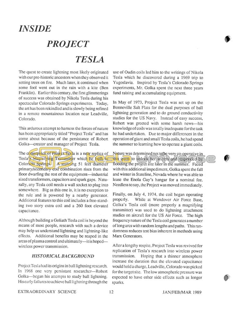 Preview of Inside Project Tesla  article