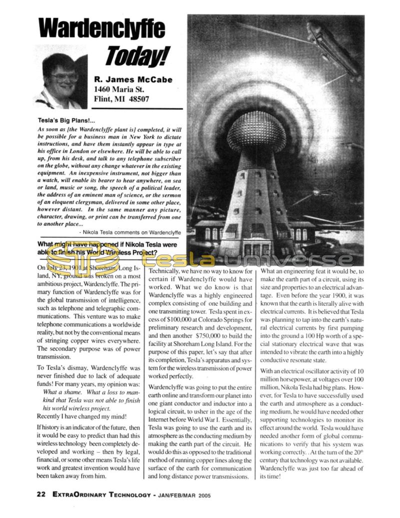 Preview of Wardenclyffe Today! article