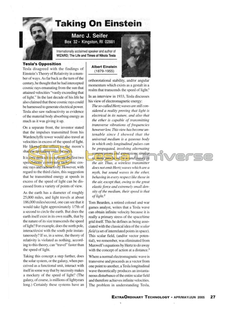 Preview of Taking On Einstein article