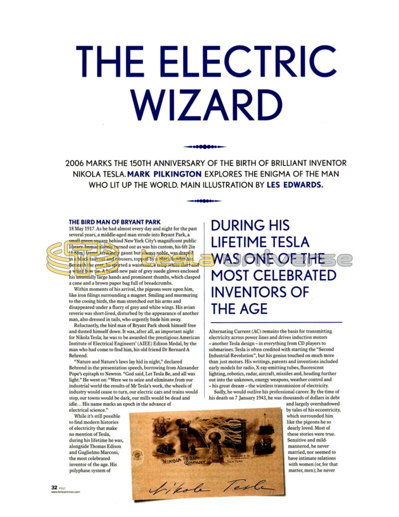 Preview of The Electric Wizard article