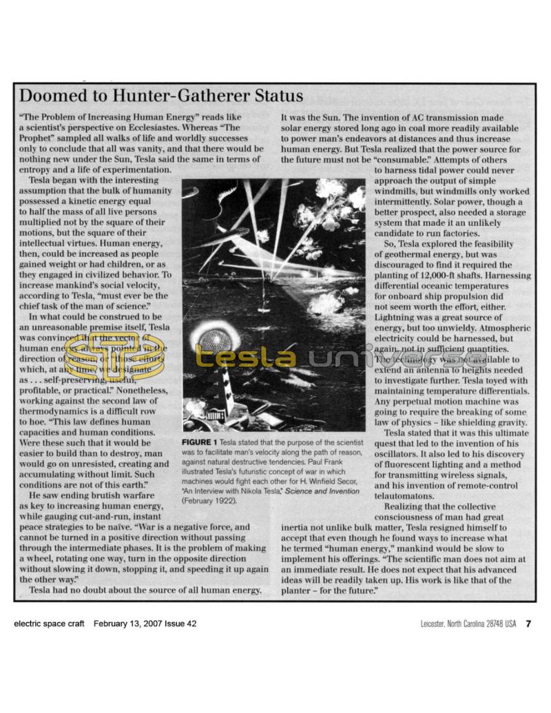 Preview of Doomed to Hunter-Gatherer Status article