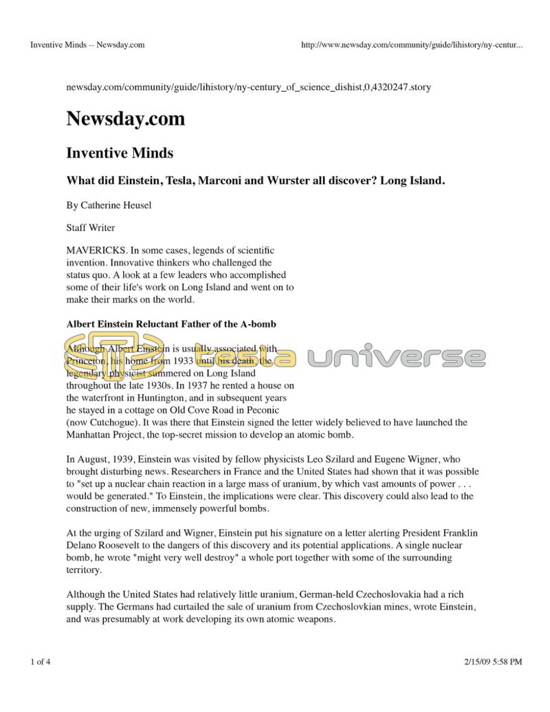 Preview of Inventive Minds article