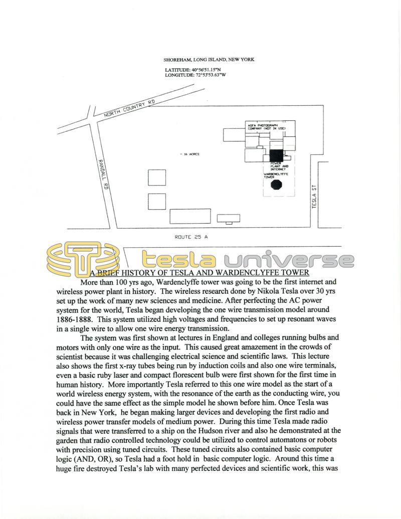 Wardenclyffe Tower Schematic Wireless Powerplant and Internet - Page 3