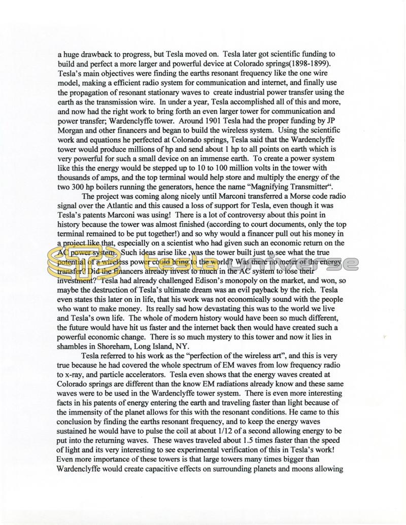 Wardenclyffe Tower Schematic Wireless Powerplant and Internet - Page 4