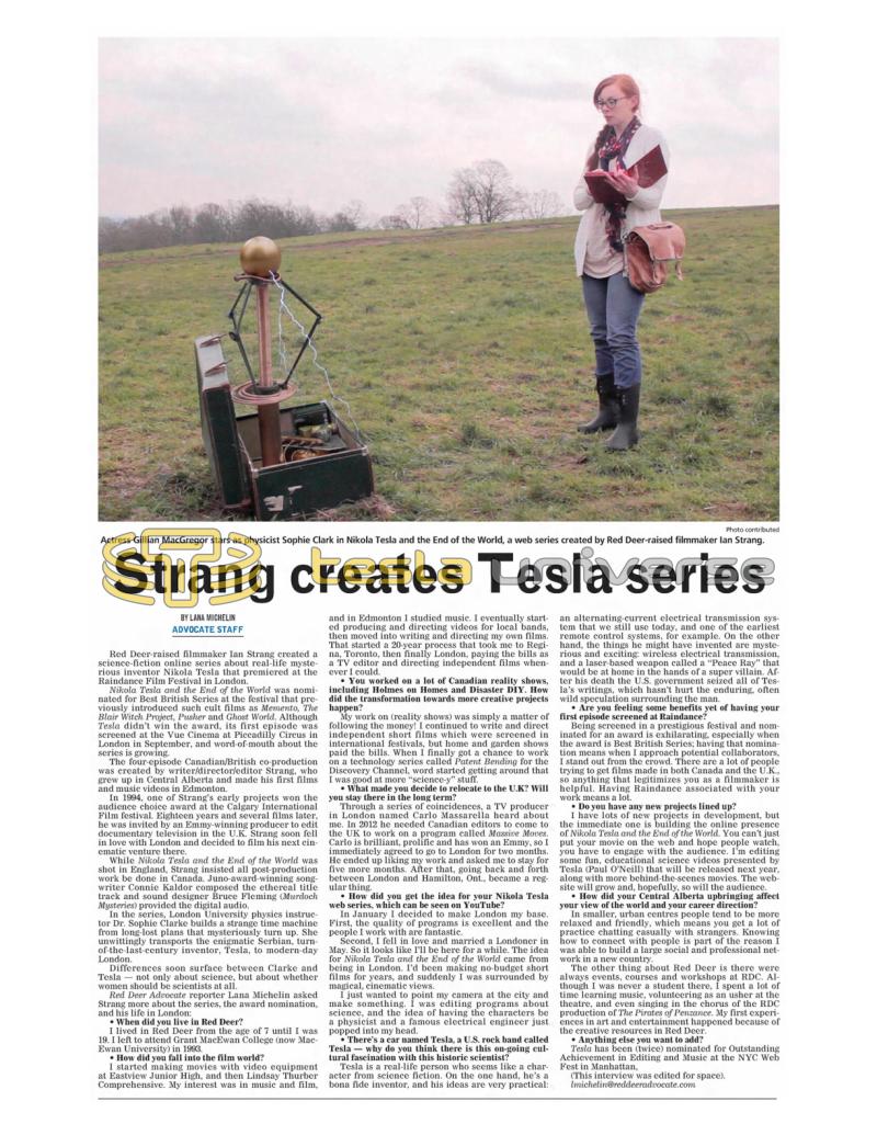 Preview of Strang Creates Tesla Series article