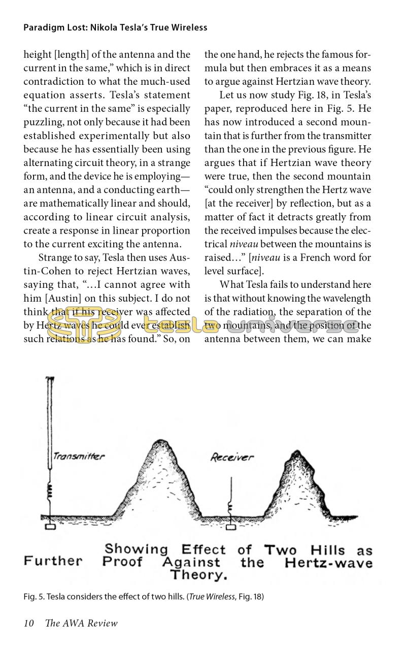 Paradigm Lost: Nikola Tesla's True Wireless - Page 10