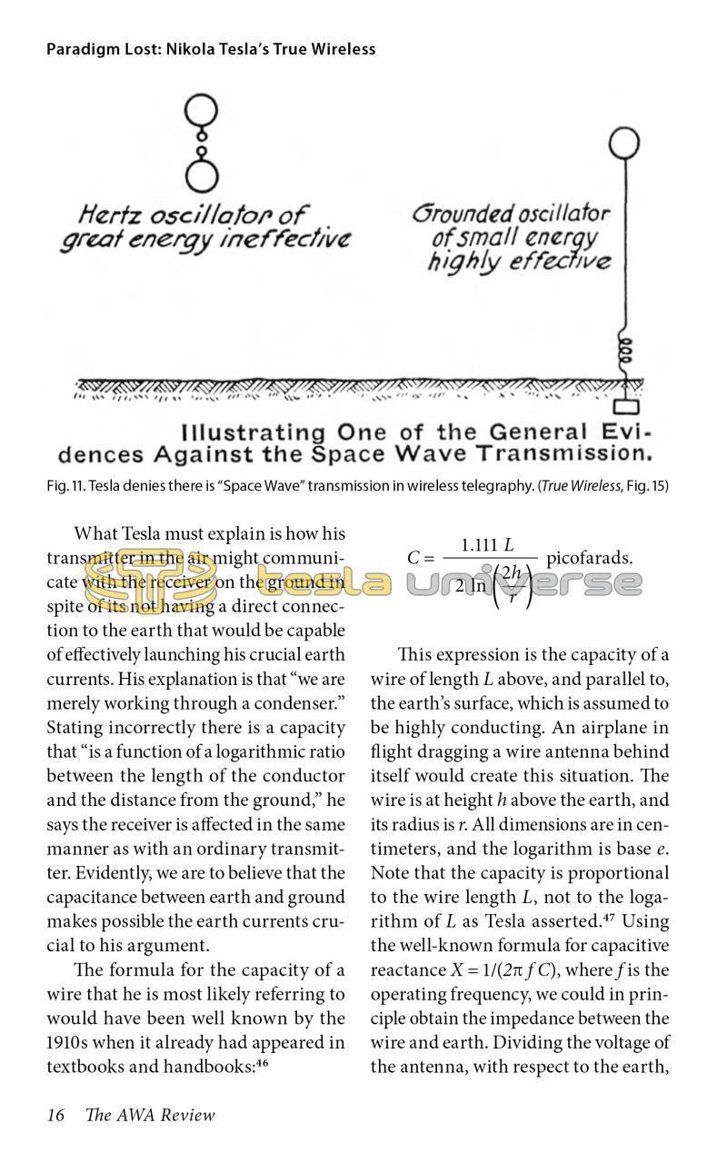 Paradigm Lost: Nikola Tesla's True Wireless - Page 16
