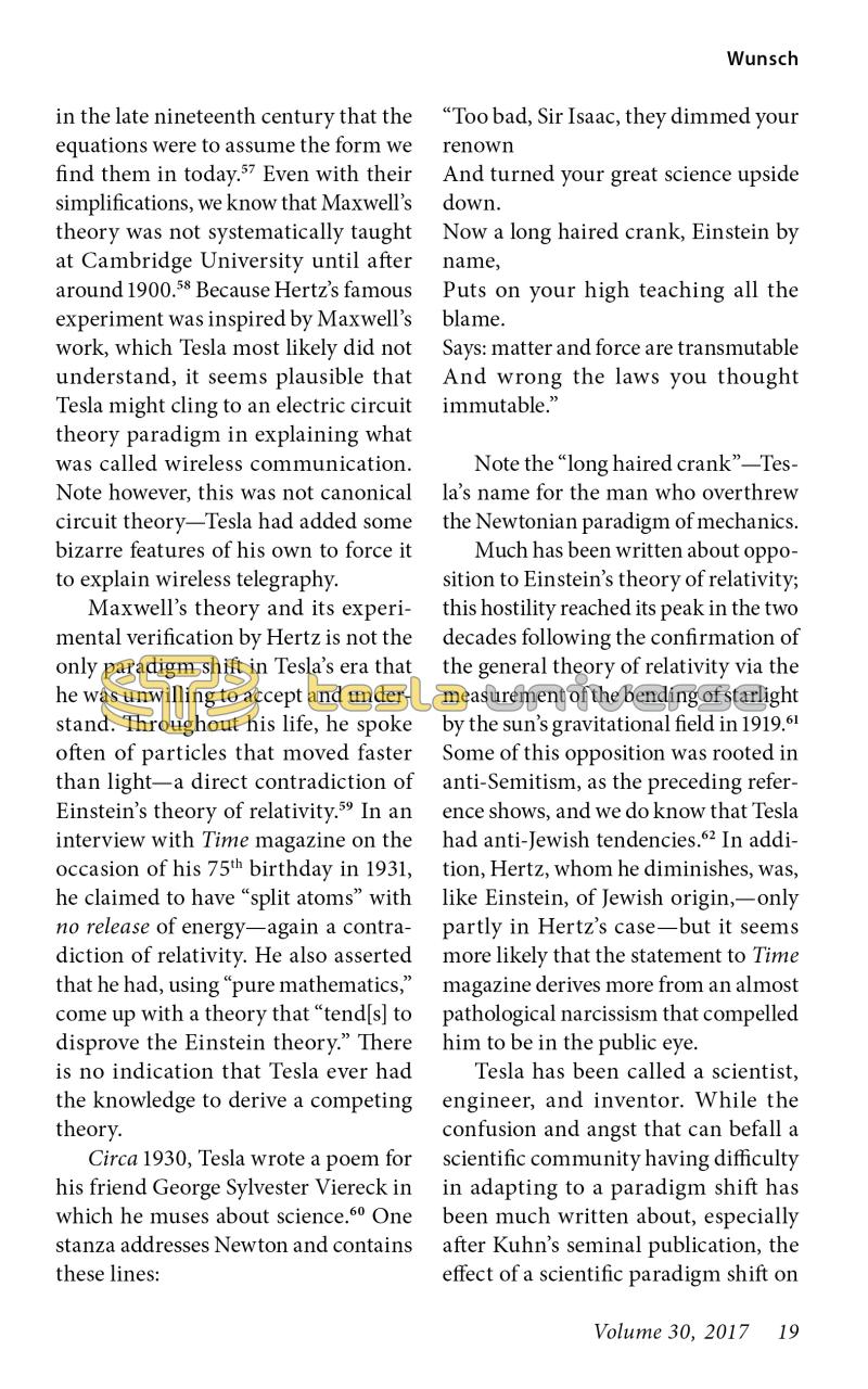 Paradigm Lost: Nikola Tesla's True Wireless - Page 19