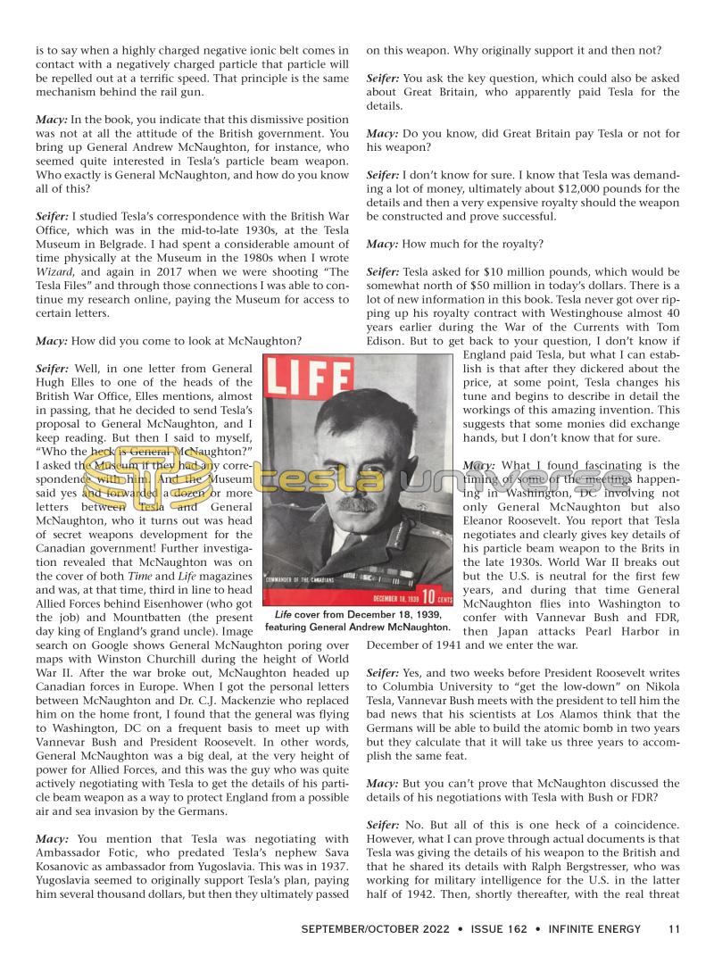 Marc Seifer and the Unsolved Mysteries of Nikola Tesla - Page 11