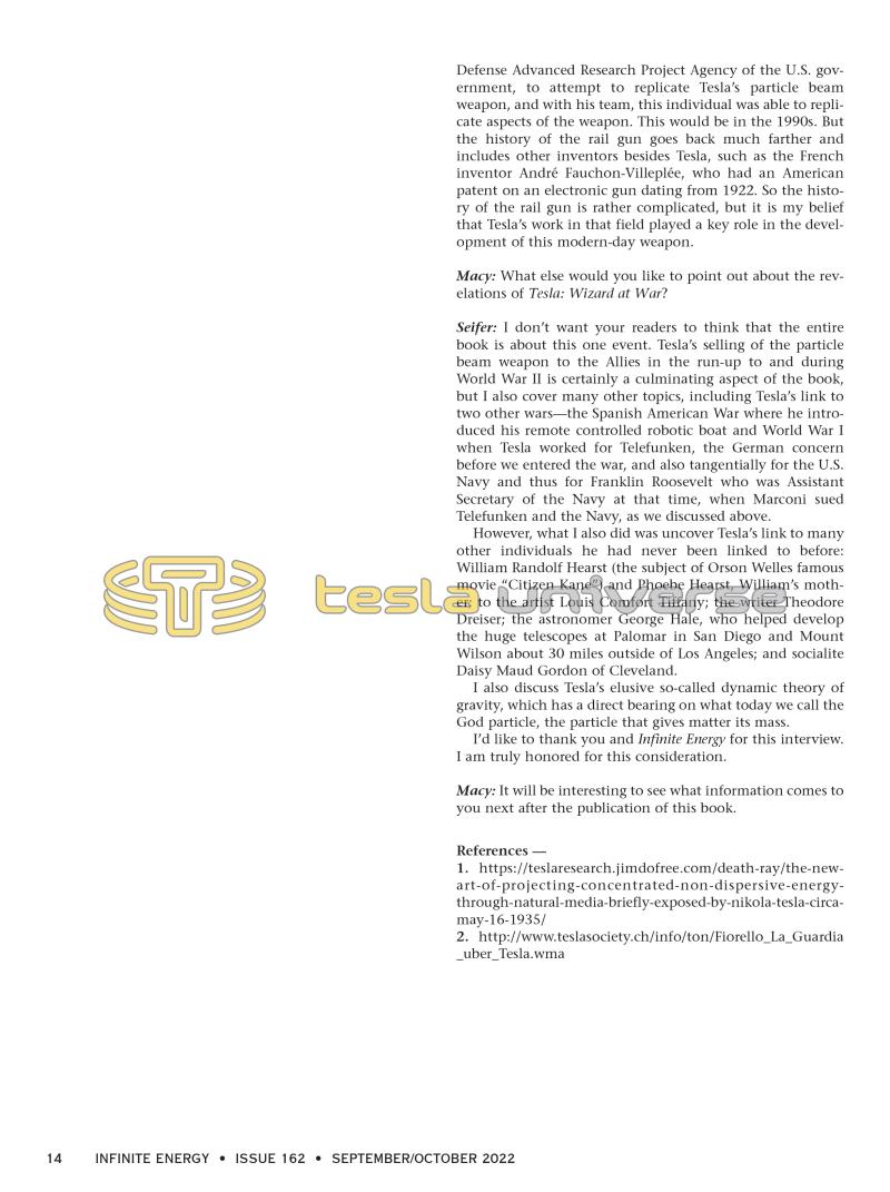 Marc Seifer and the Unsolved Mysteries of Nikola Tesla - Page 14