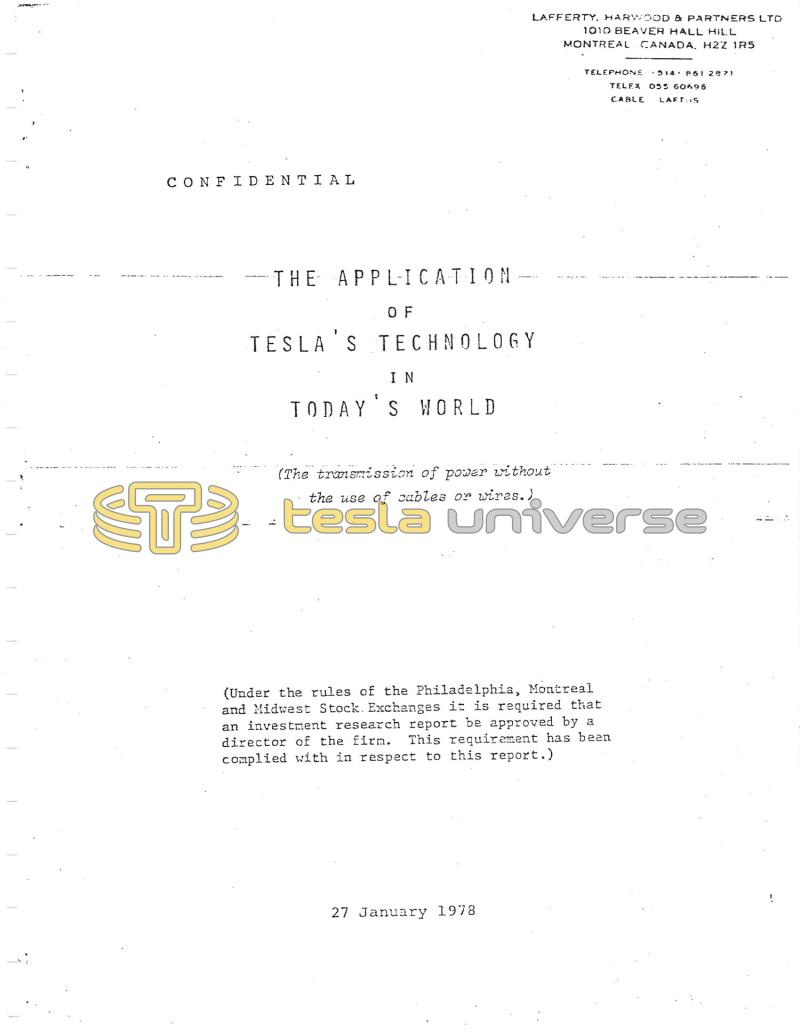 The Application of Tesla's Technology in Today's World - Page i