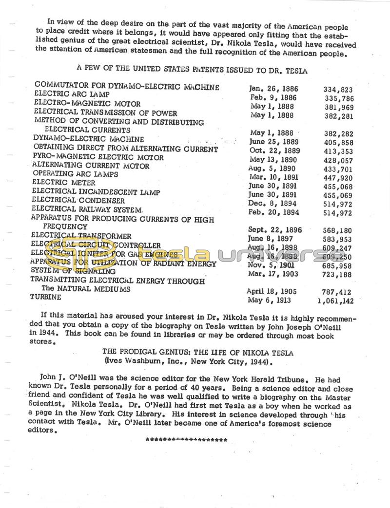 Dr. Nikola Tesla: The Forgotten Super Man of Our Industrial Age - Page 15