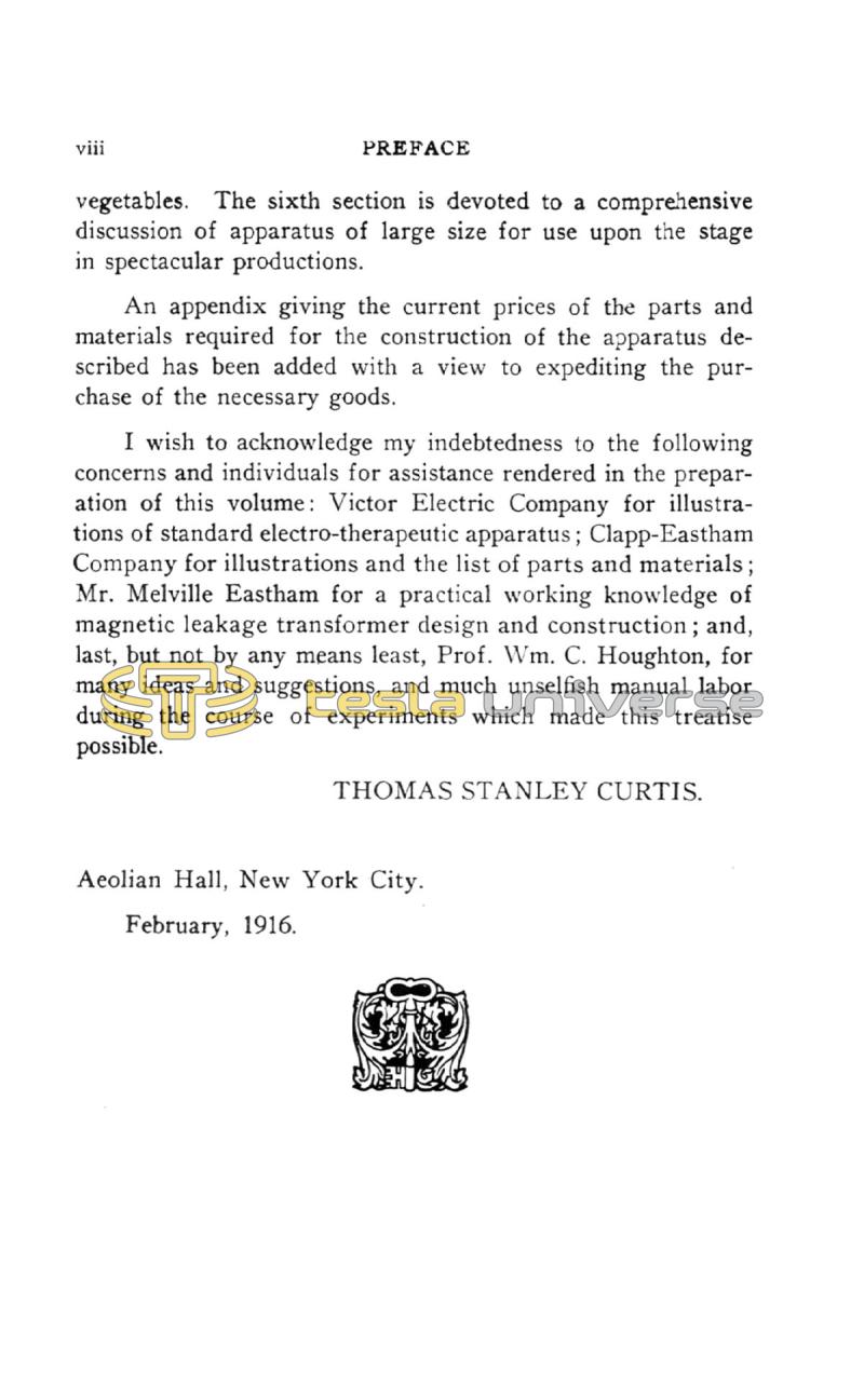 High Frequency Apparatus - Page viii