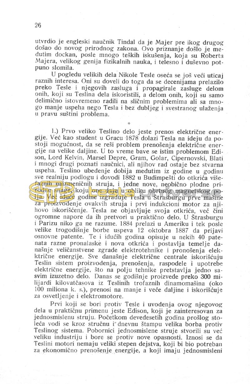 Nikola Tesla and His Works - On the Occasion of the Eightieth Anniversary - Page 26